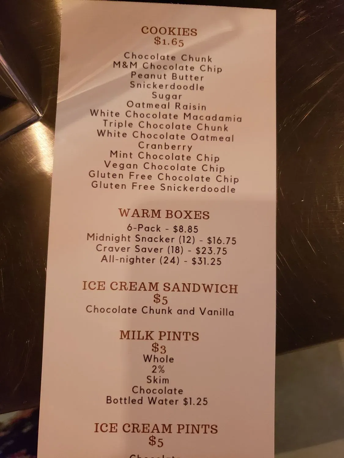 Menu 6