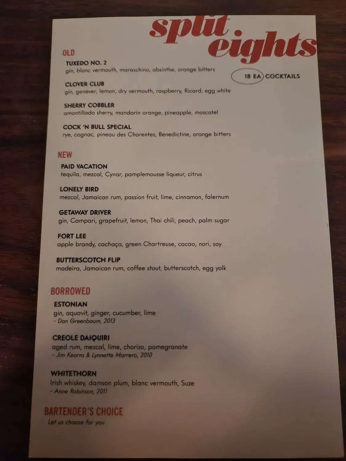 Menu 4