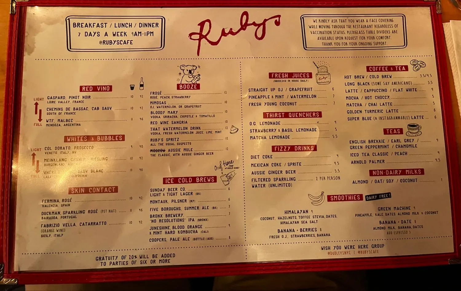 Menu 4