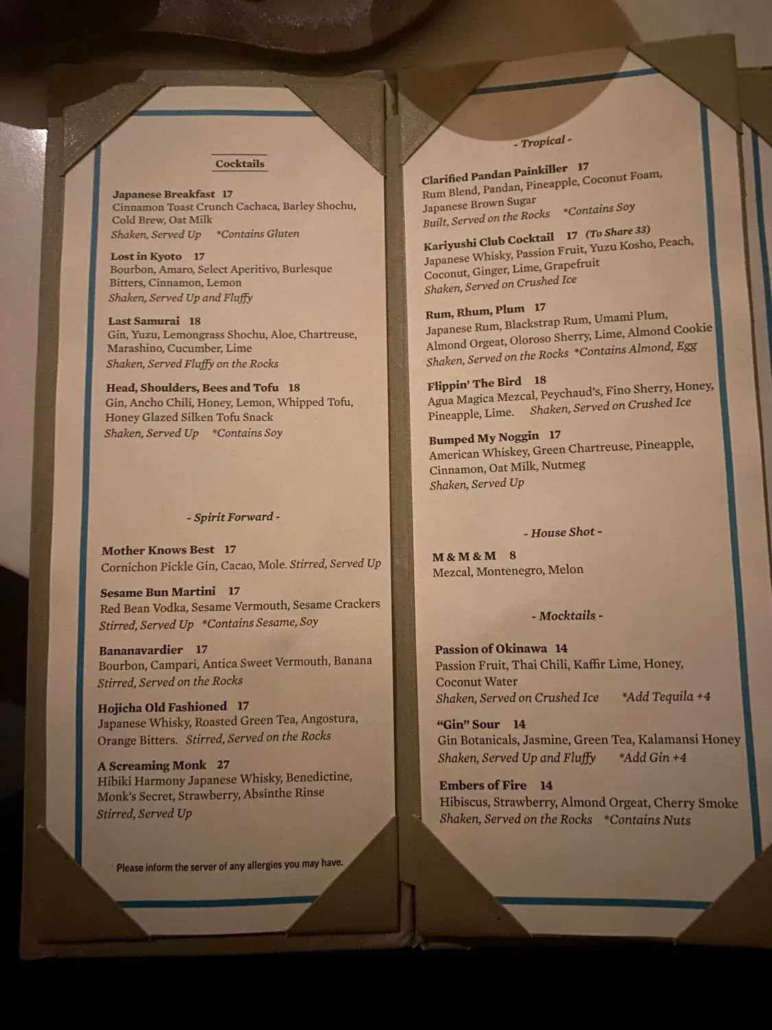 Menu 3