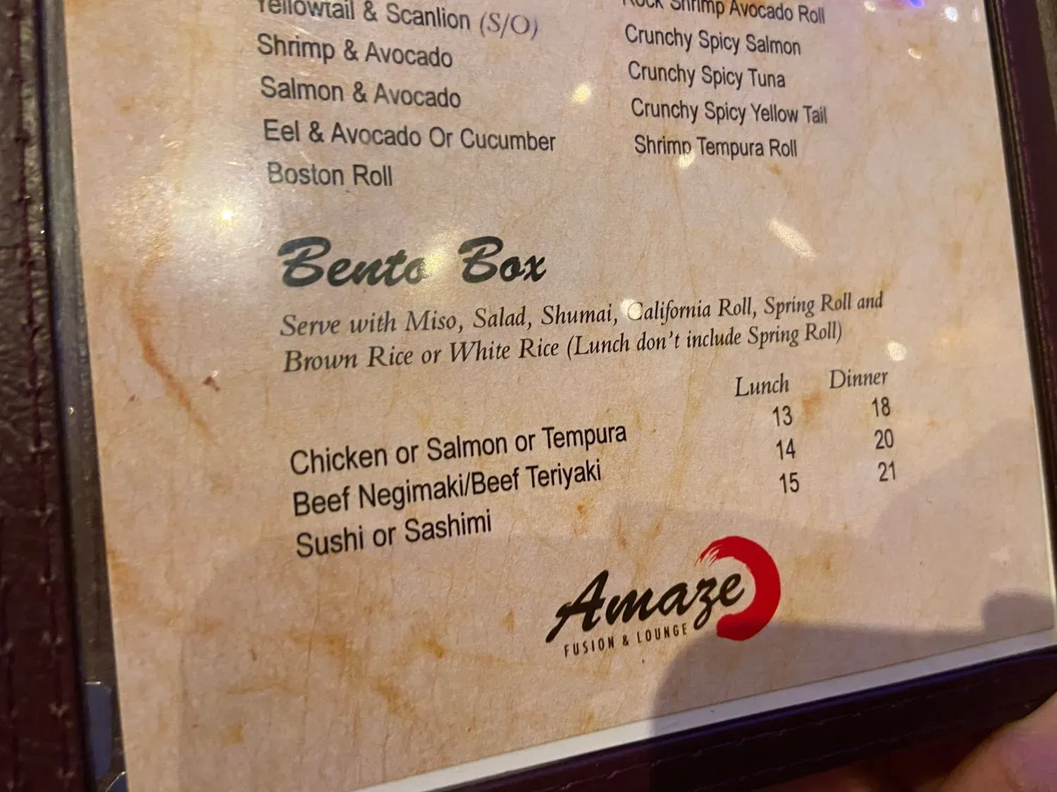 Menu 5