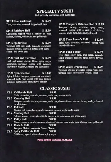 Menu 4