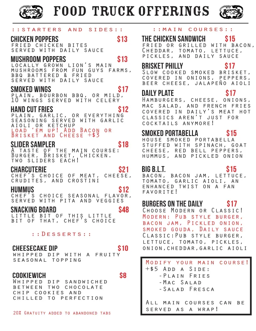 Menu 5