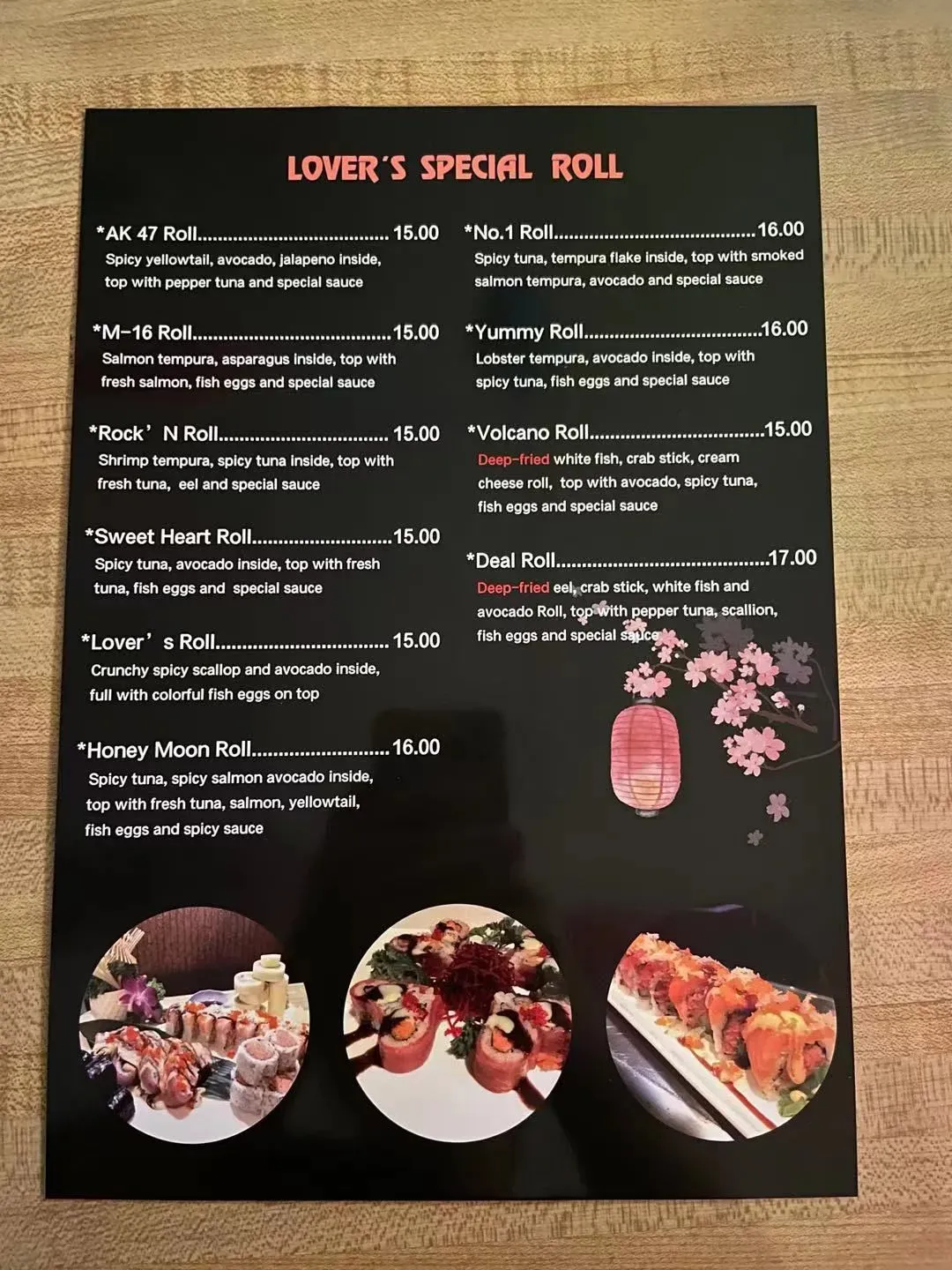 Menu 6