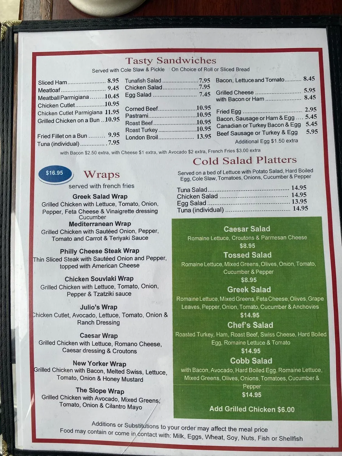 Menu 3