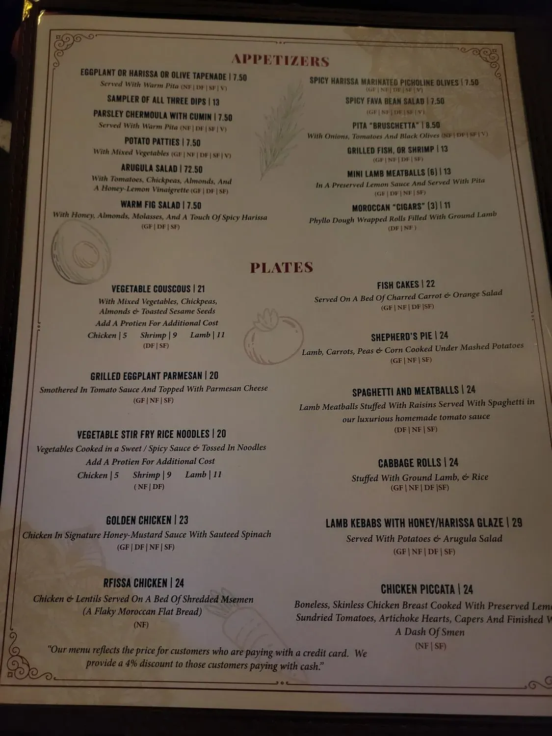 Menu 4