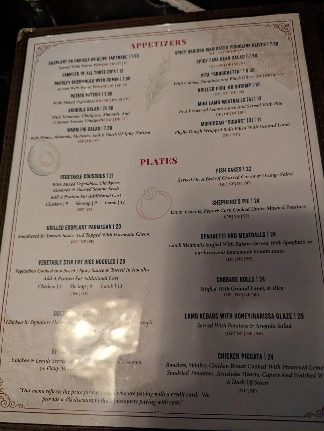 Menu 5