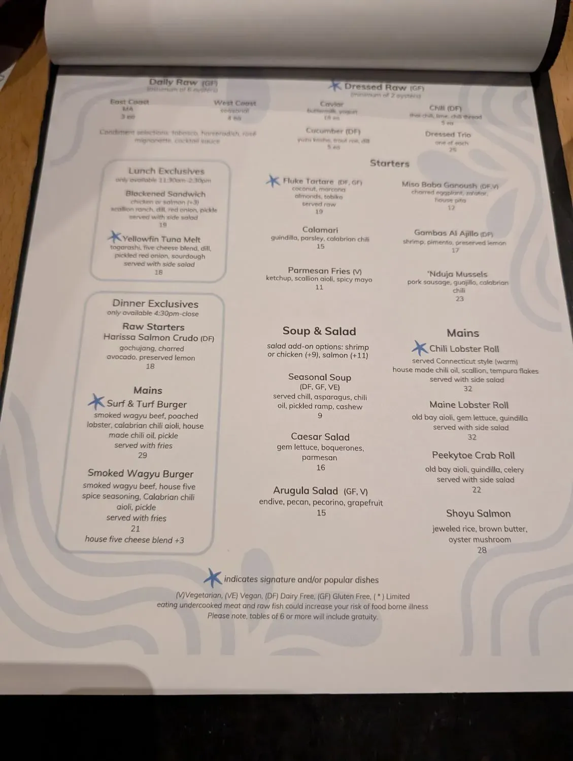 Menu 5