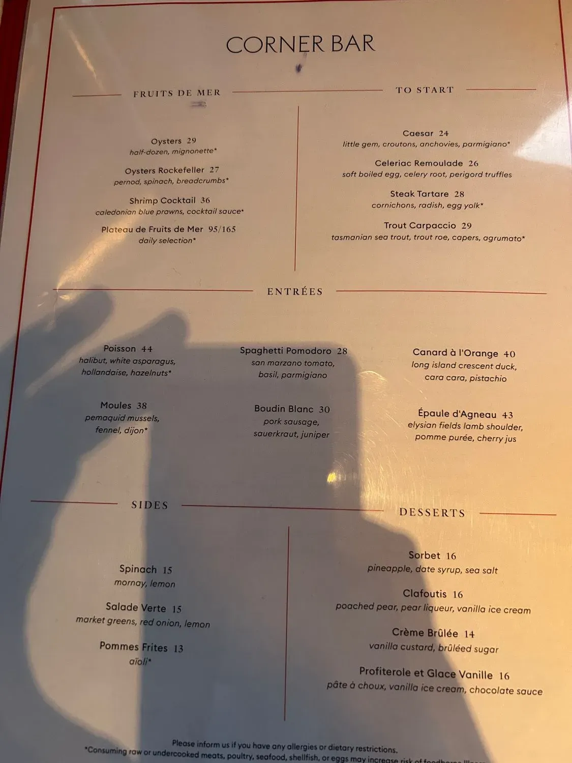 Menu 4