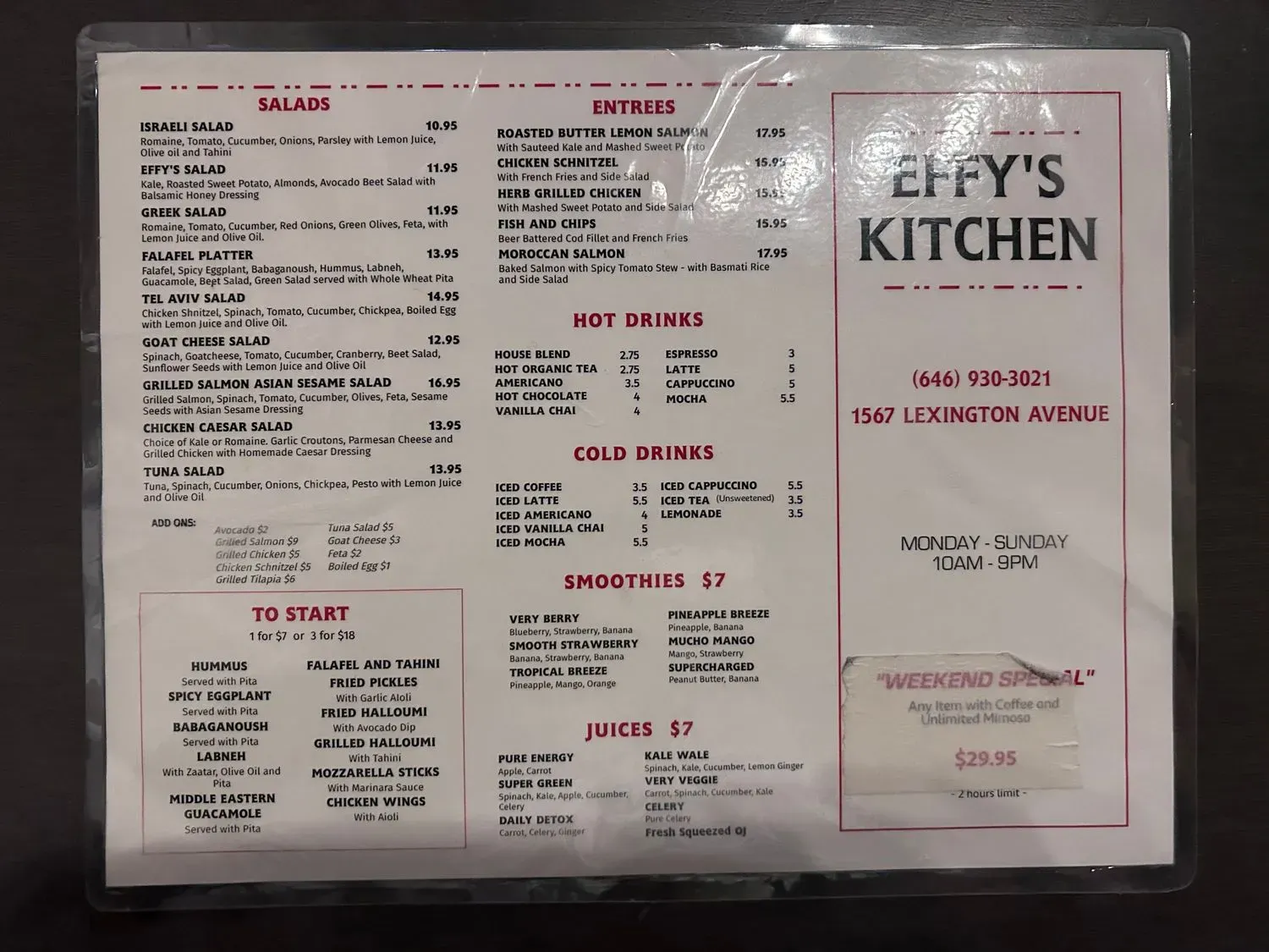 Menu 2