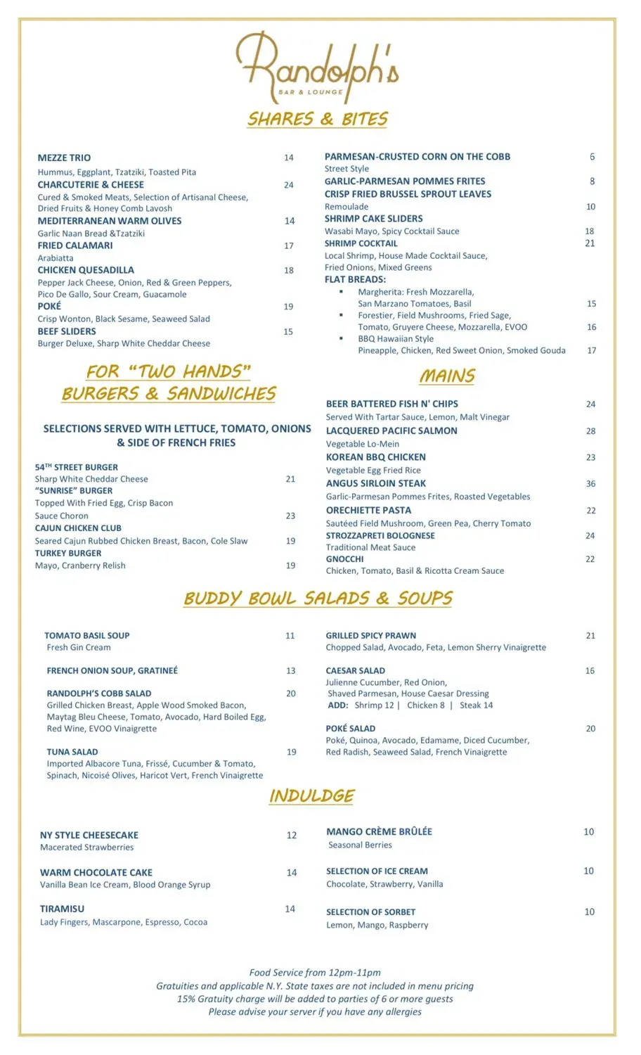 Menu 5