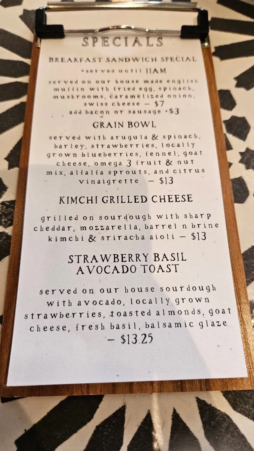 Menu 3