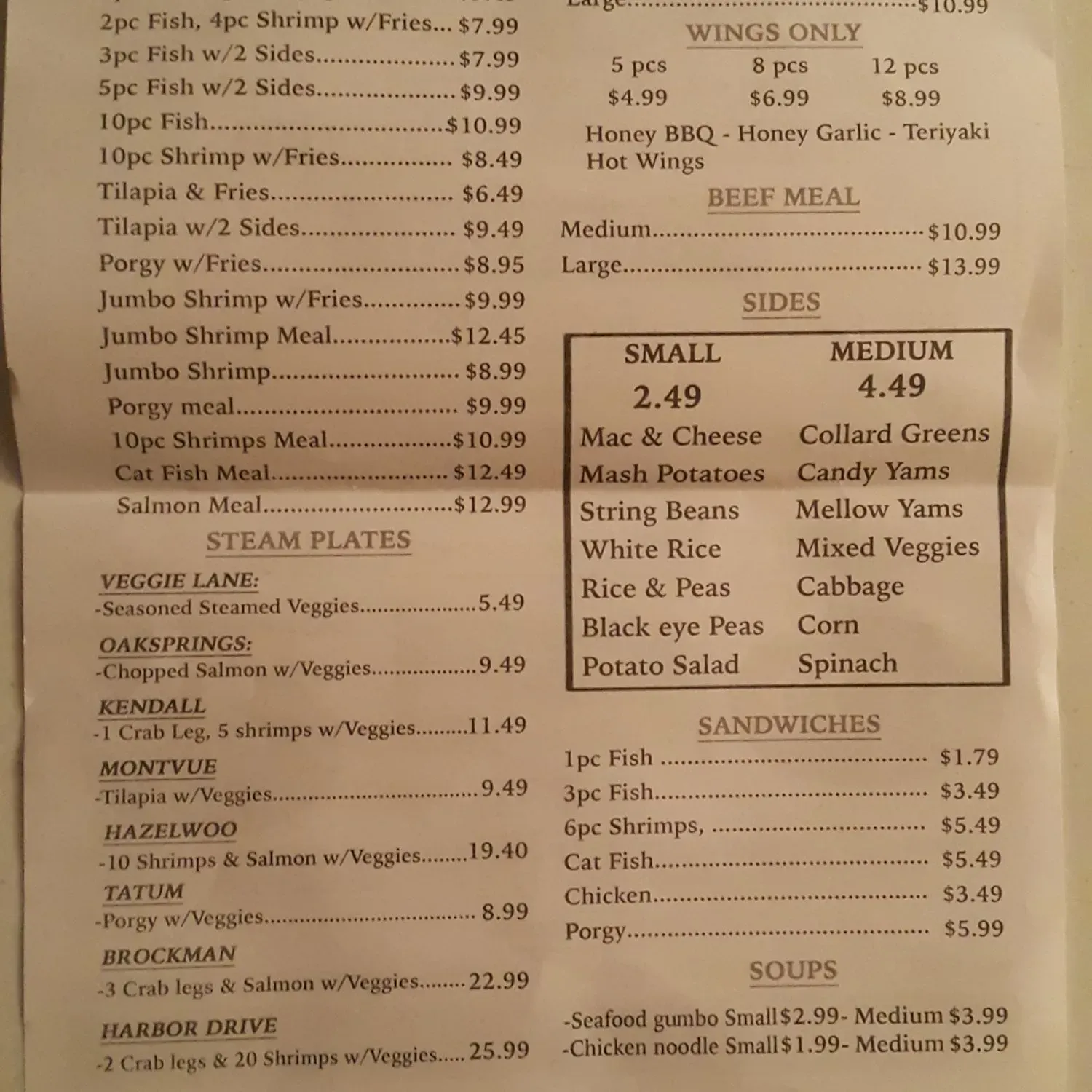 Menu 3