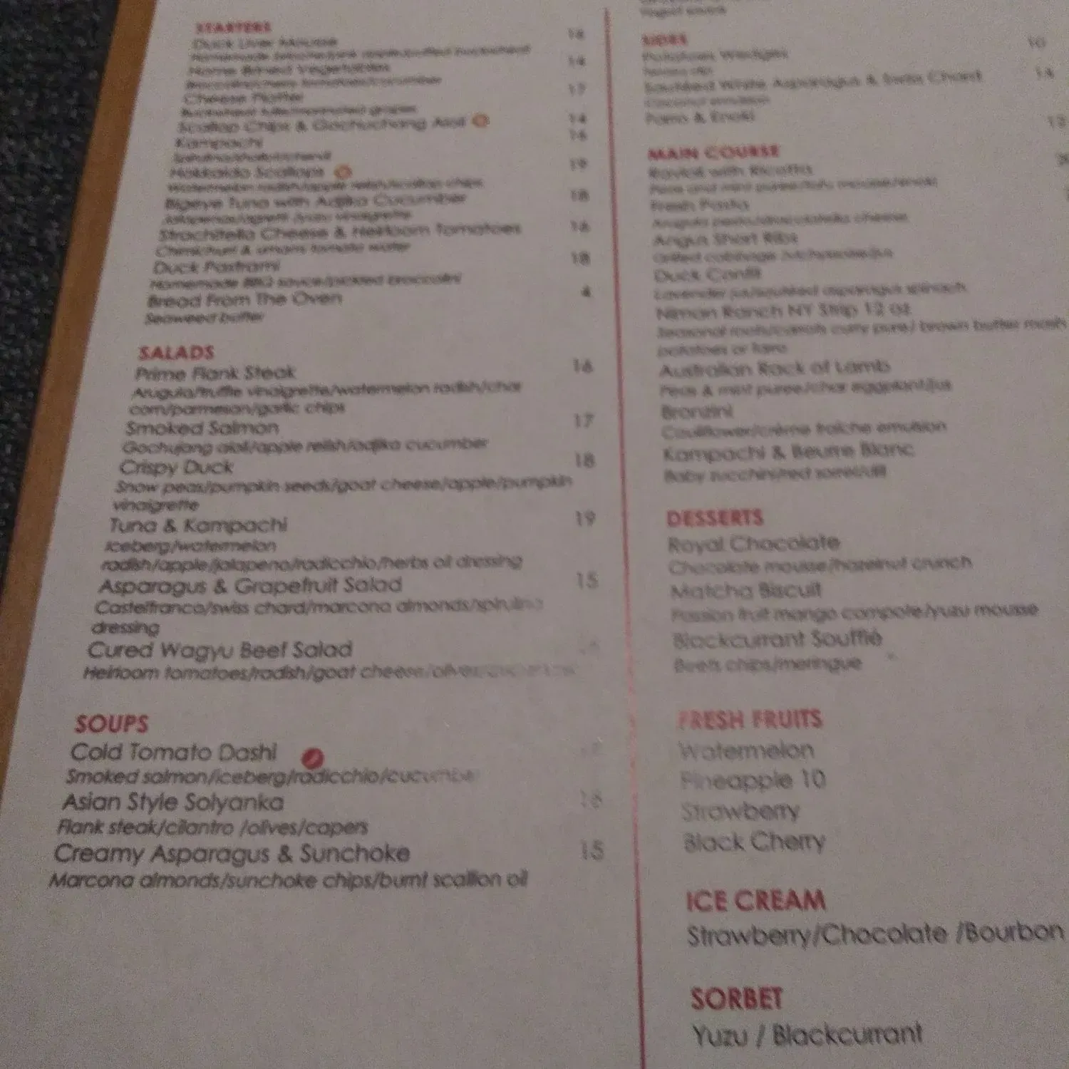 Menu 2