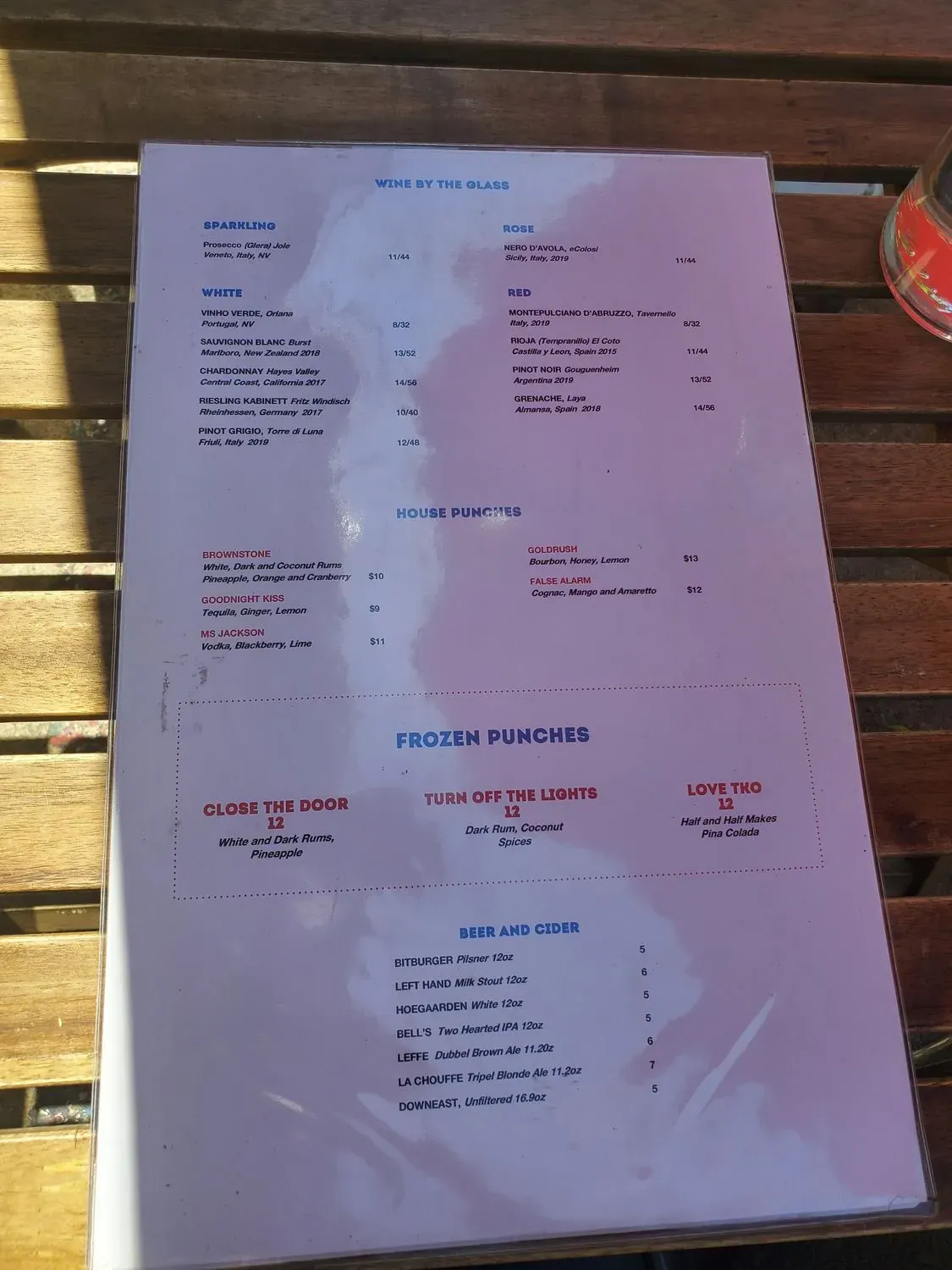 Menu 6