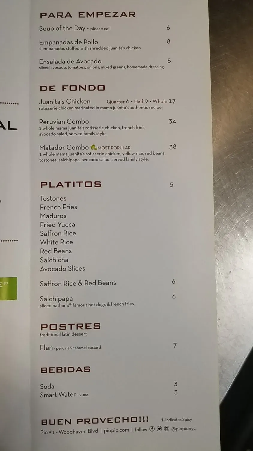 Menu 4