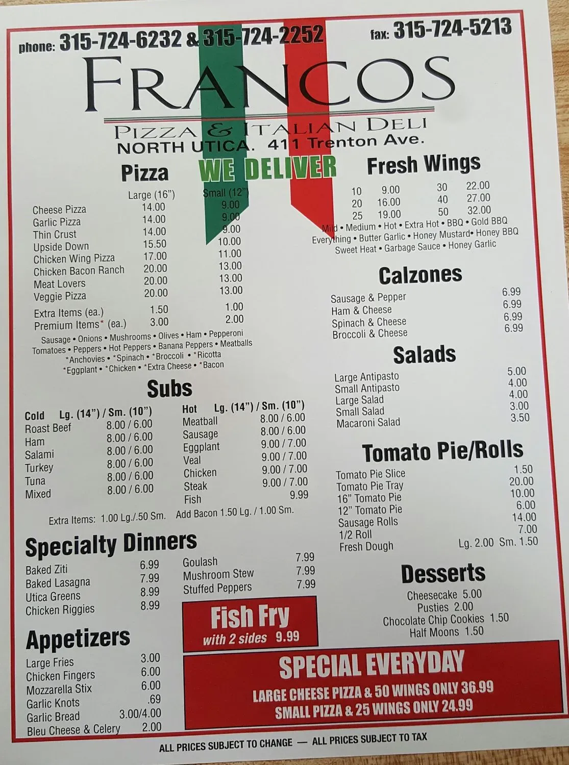 Menu 2