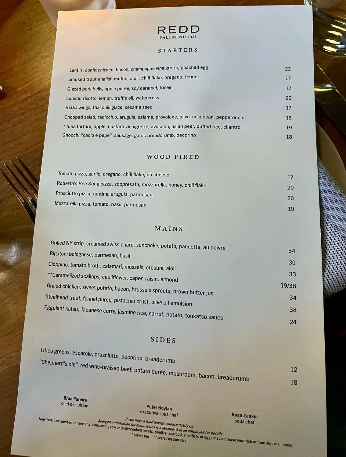 Menu 5