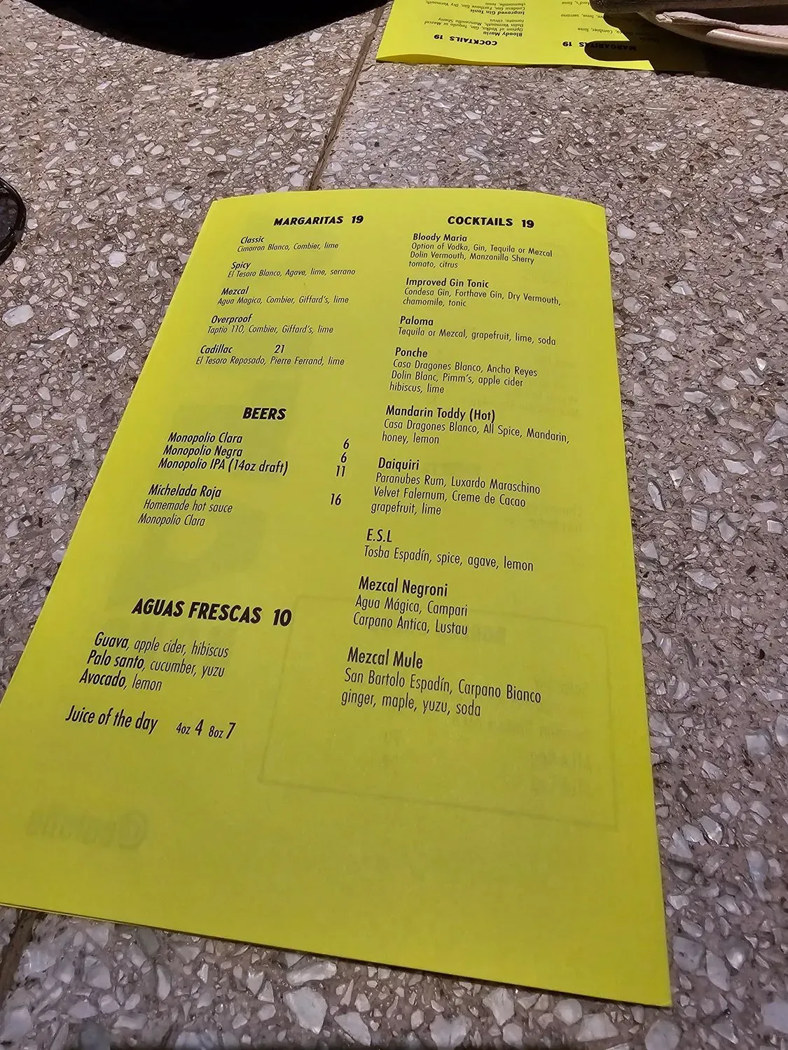 Menu 4