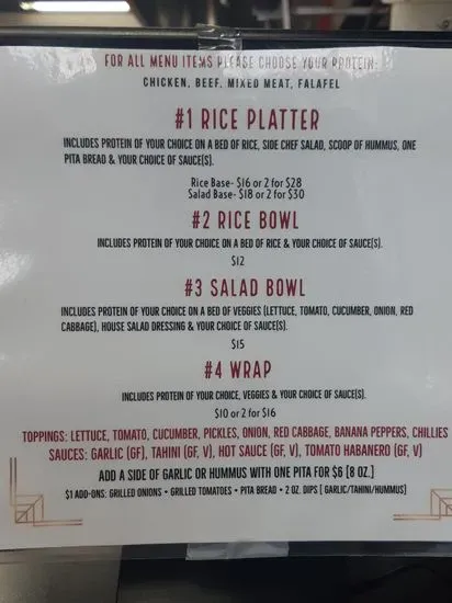 Menu 3