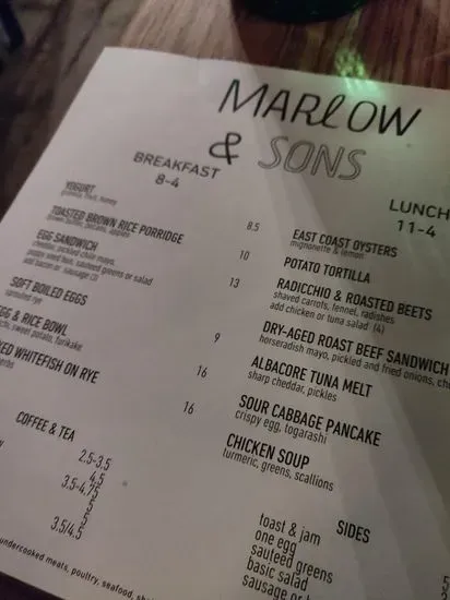 Menu 5