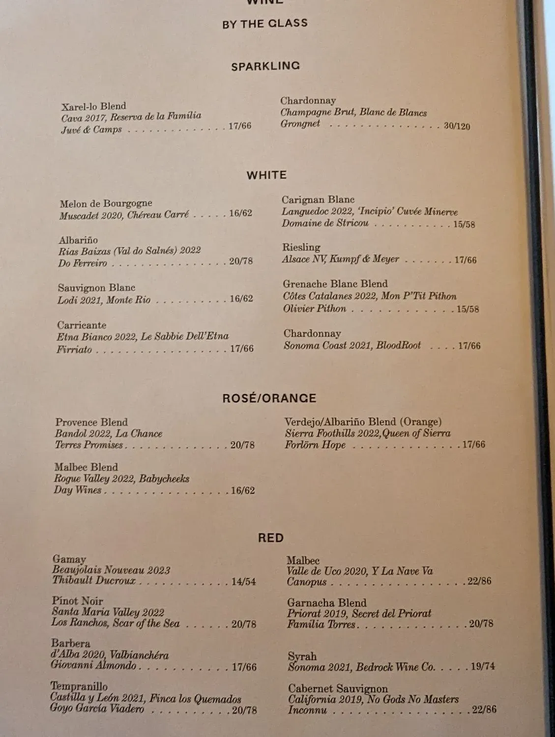 Menu 2