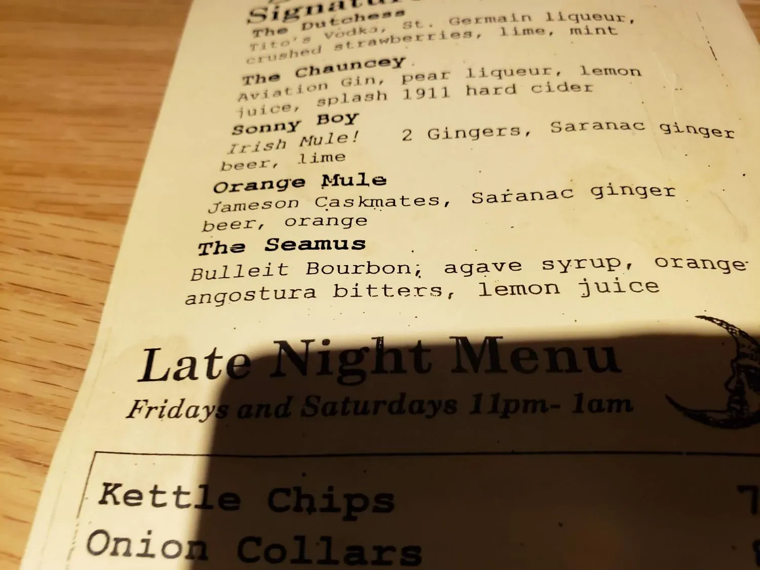 Menu 6