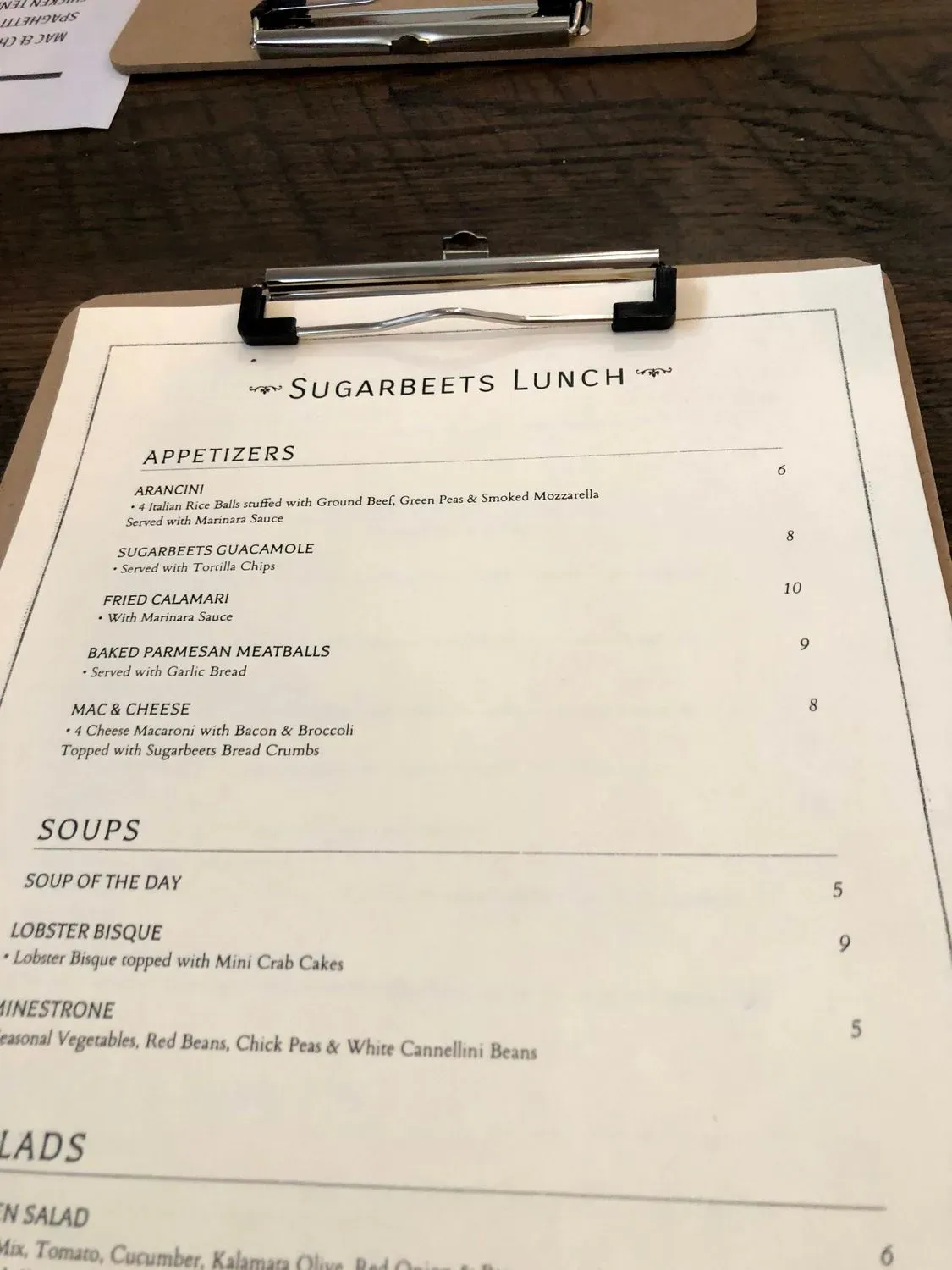 Menu 2