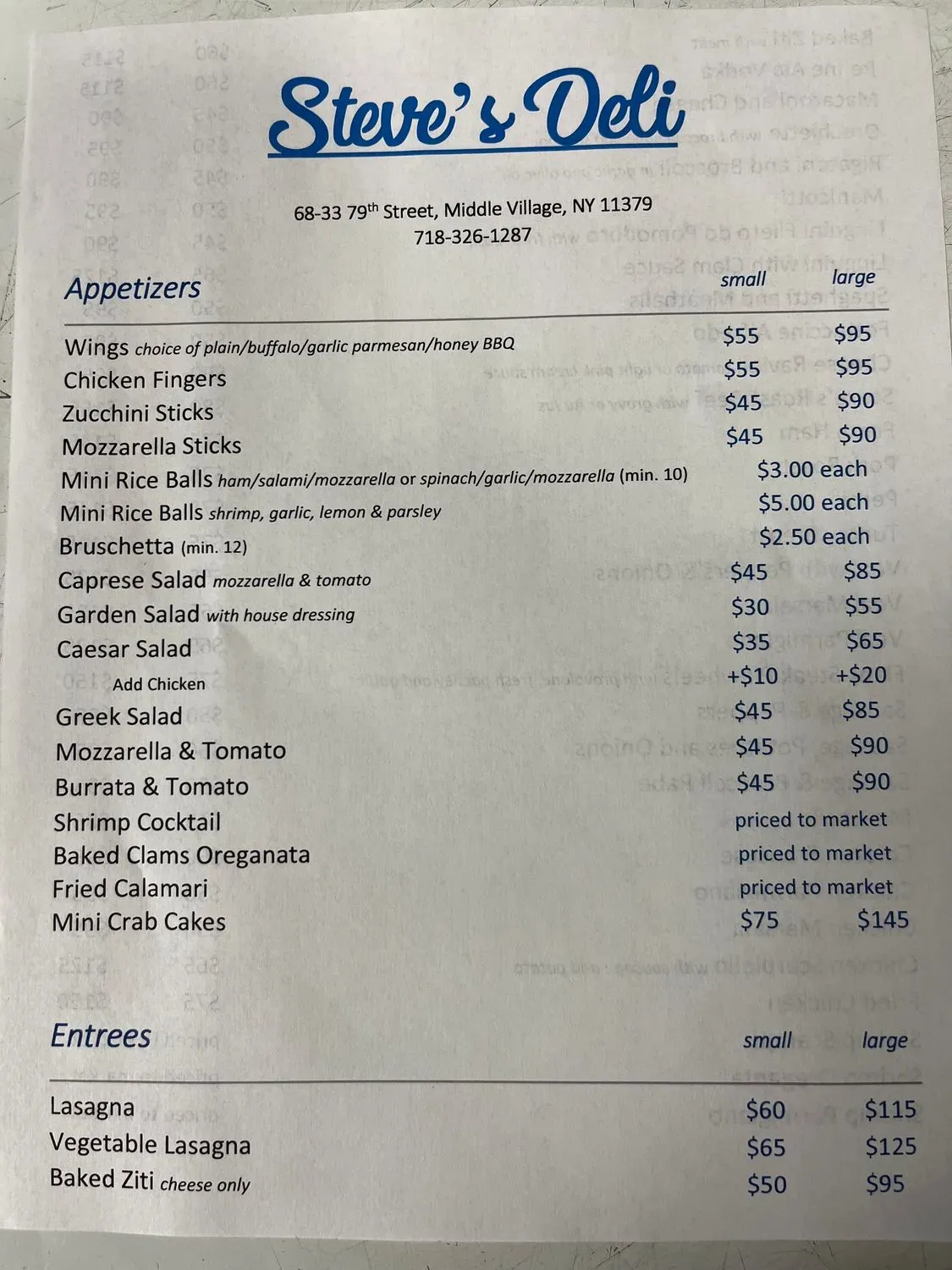 Menu 5