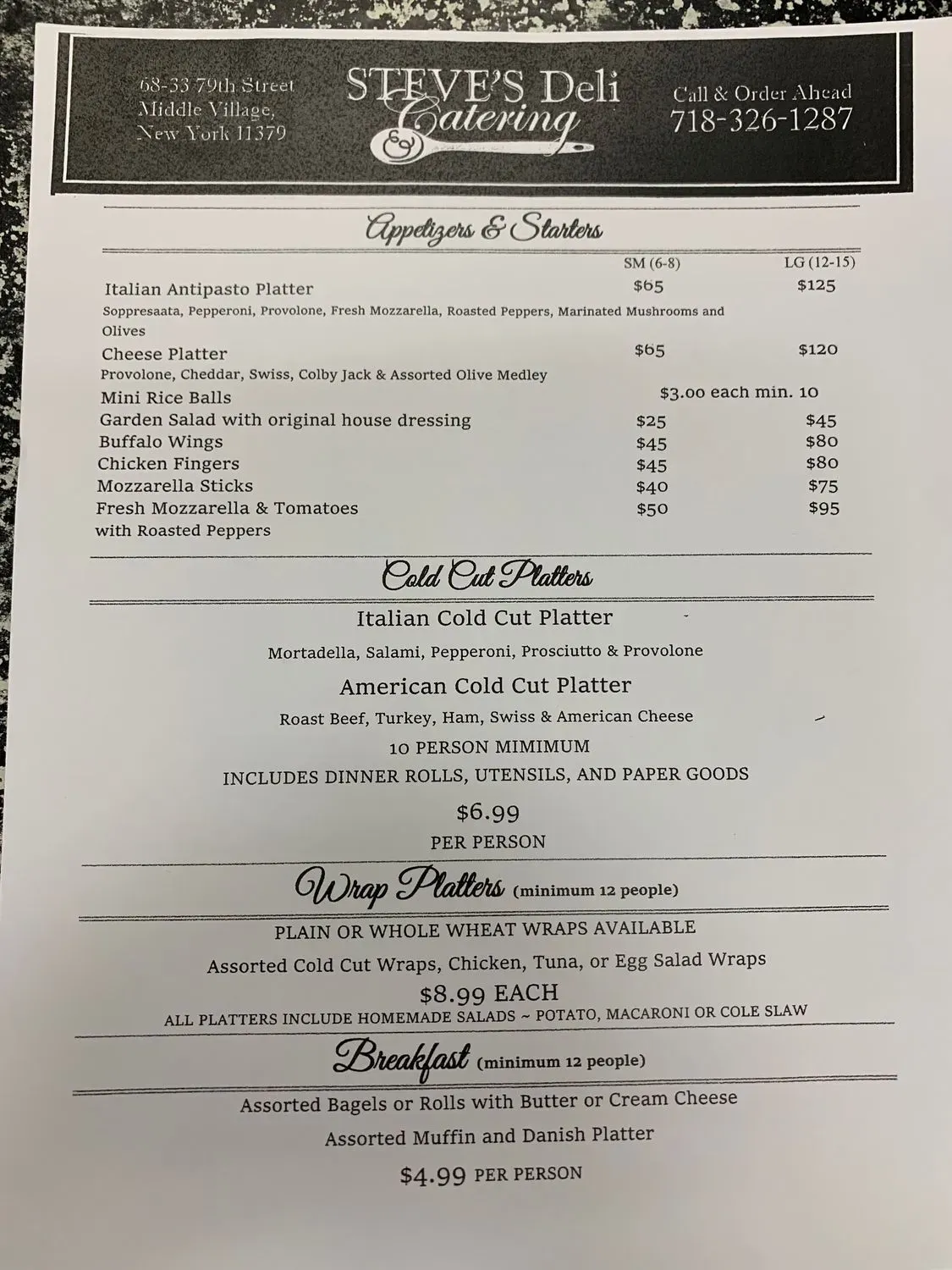 Menu 3