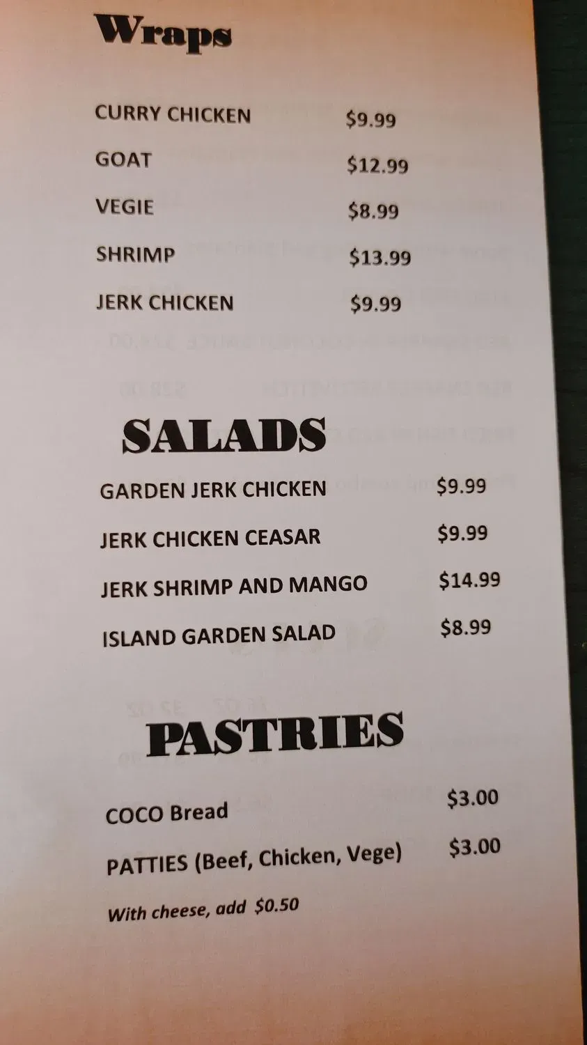 Menu 2