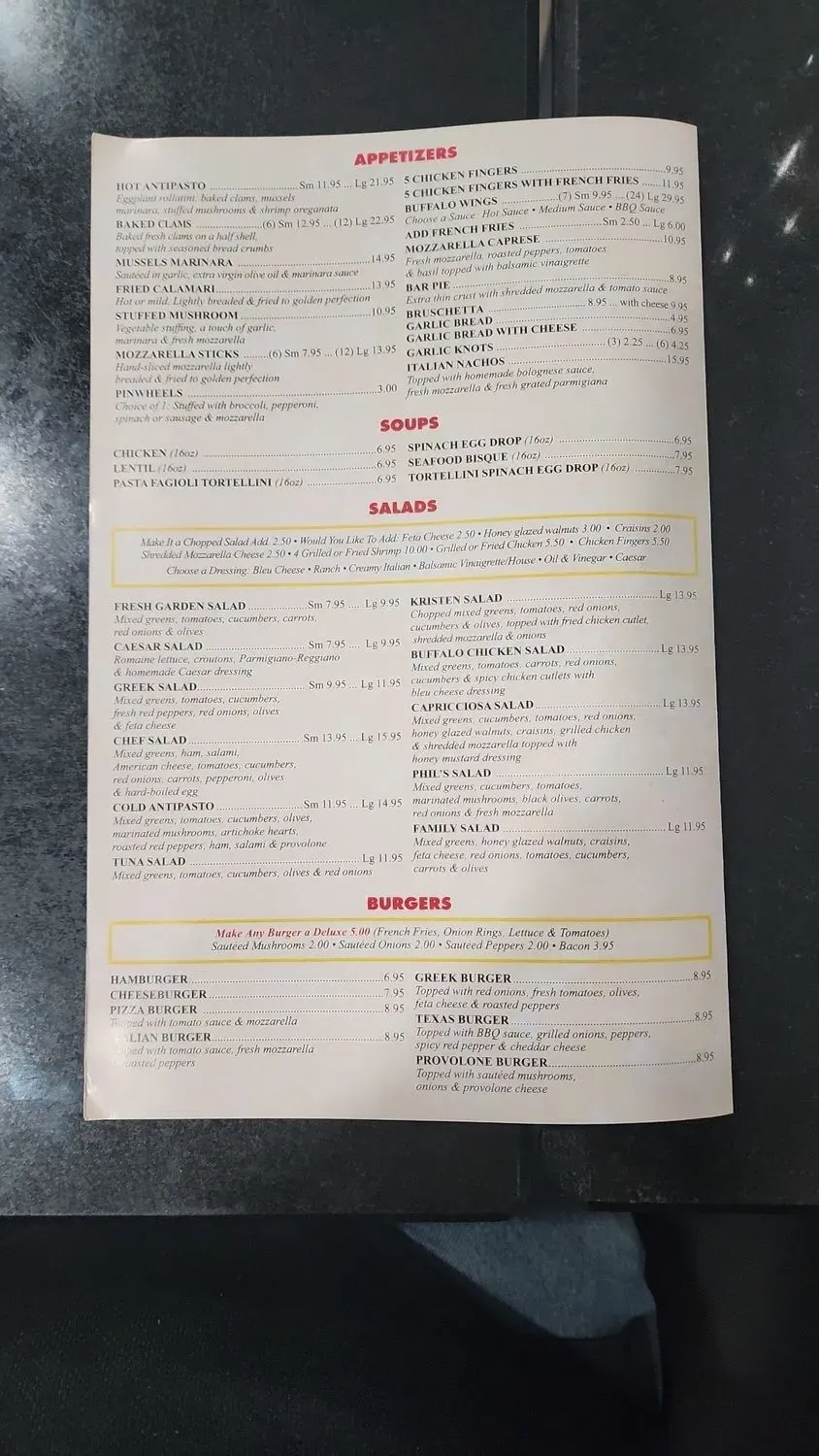 Menu 5