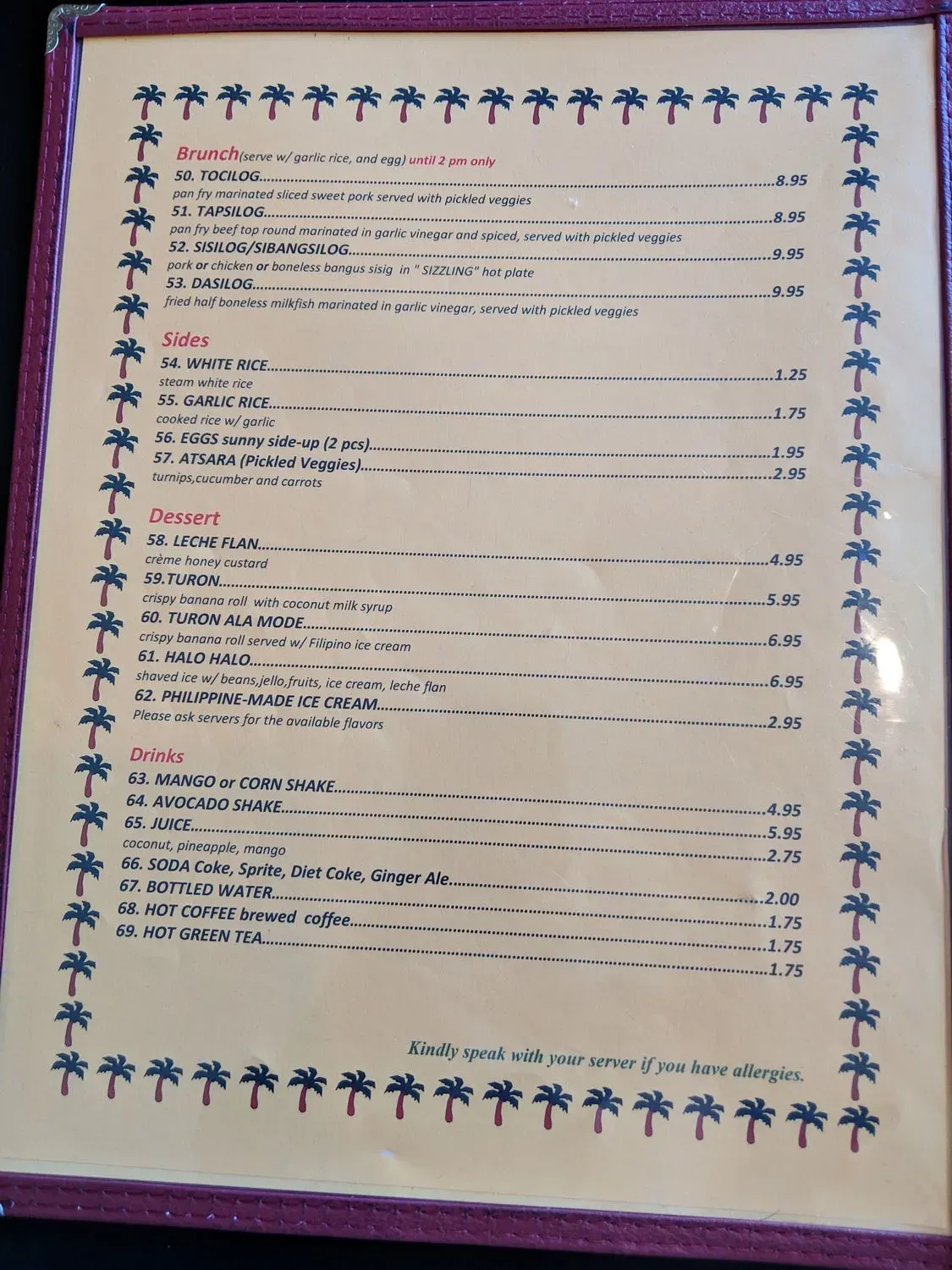 Menu 4