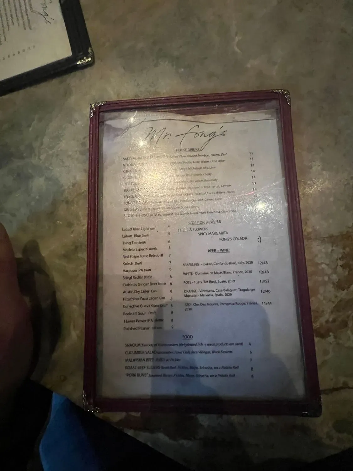 Menu 5