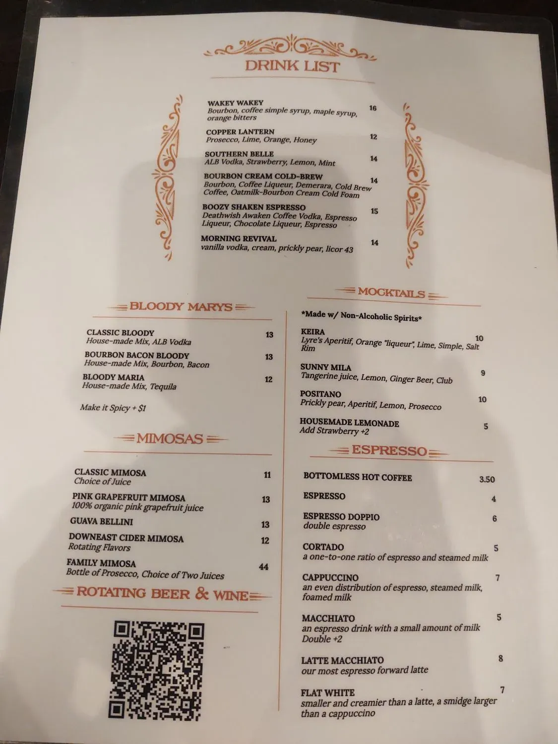 Menu 6