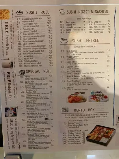 Menu 5