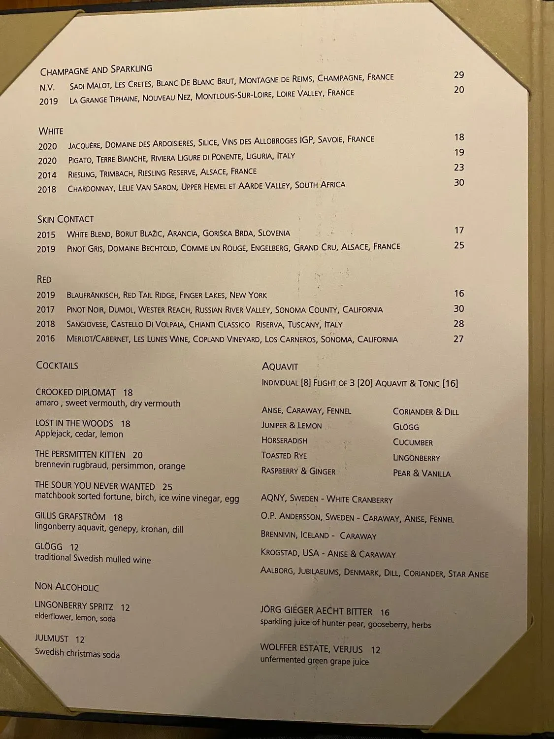 Menu 2