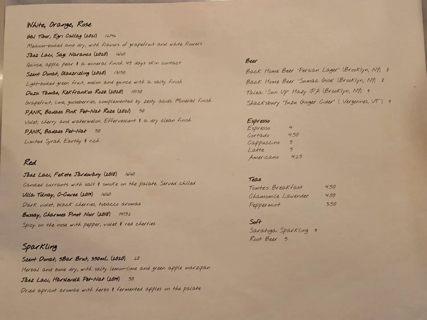 Menu 4