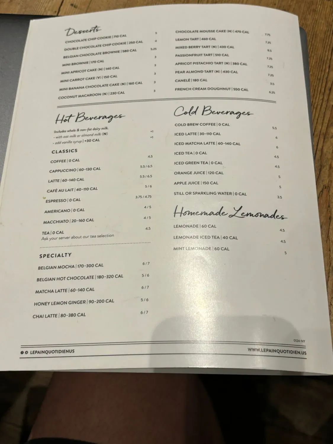 Menu 5