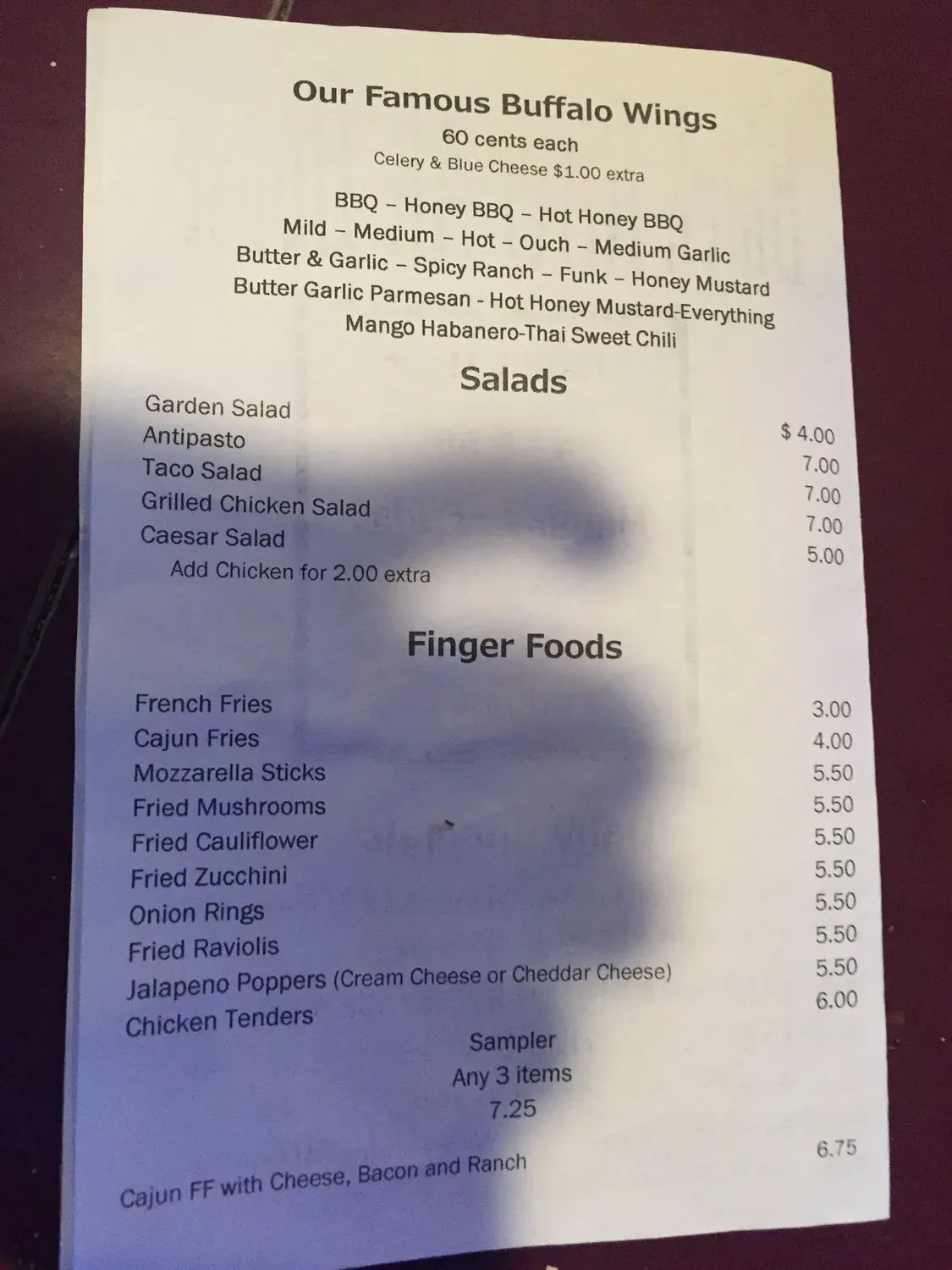 Menu 2