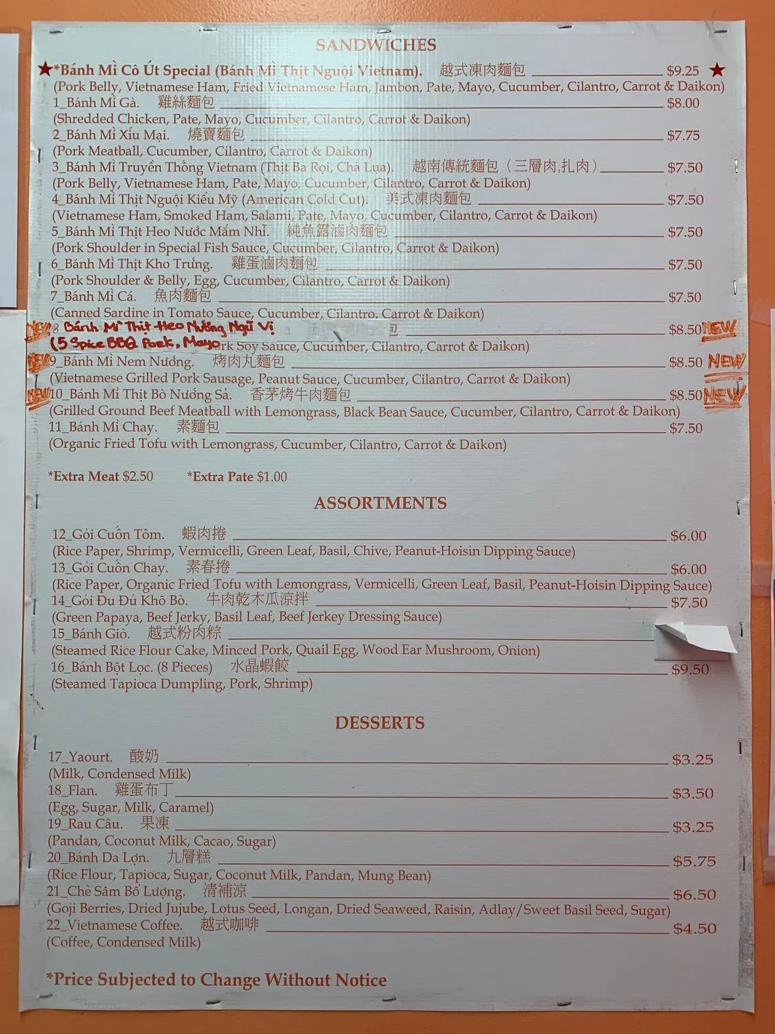 Menu 4