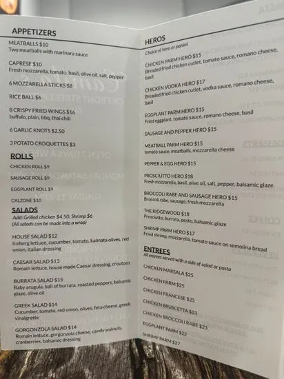 Menu 2