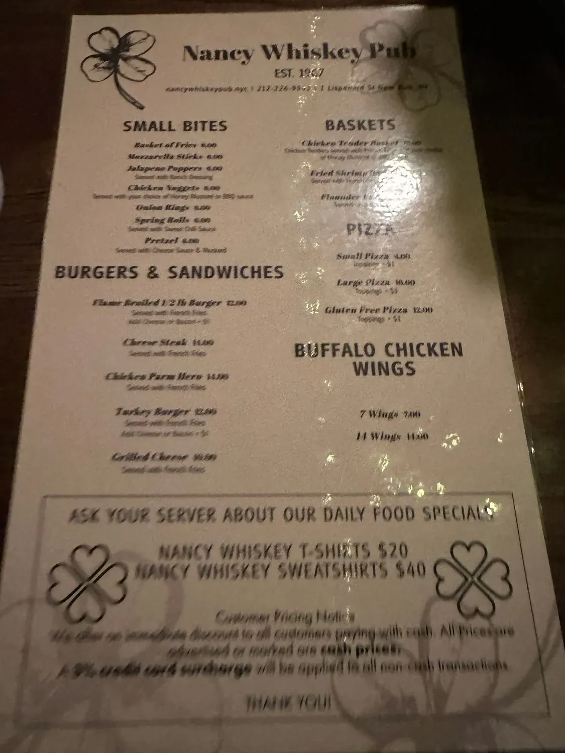 Menu 6