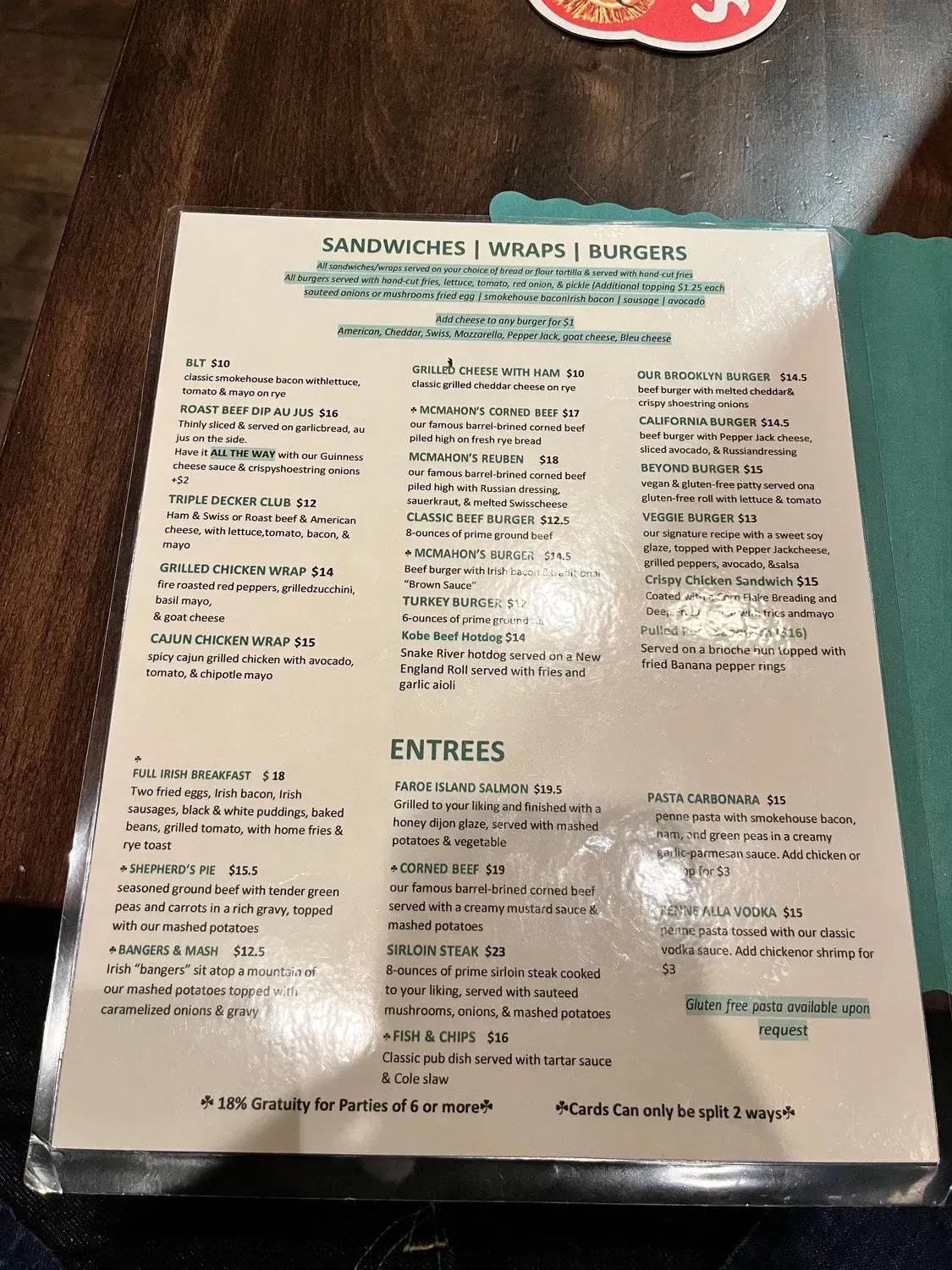 Menu 3