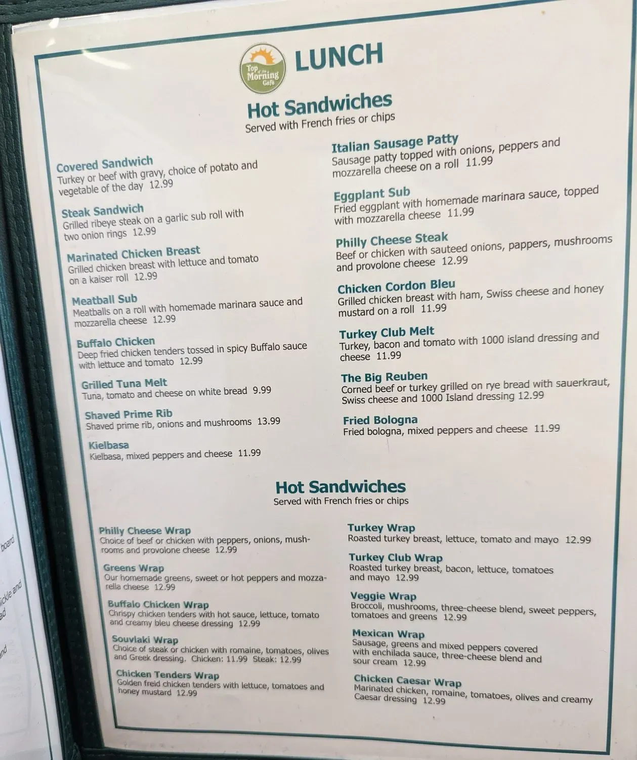 Menu 5