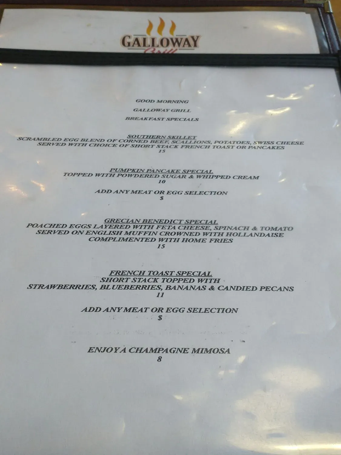 Menu 4