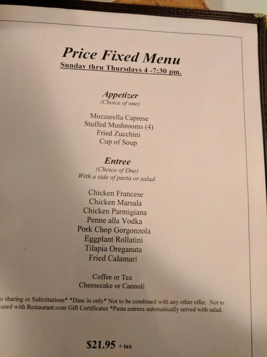 Menu 6