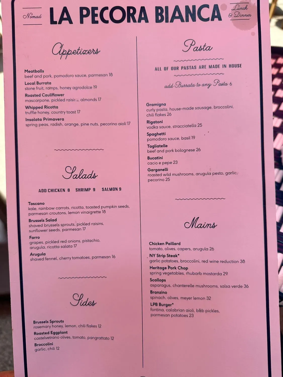 Menu 3