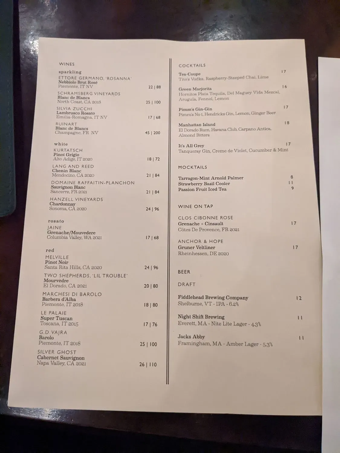 Menu 3