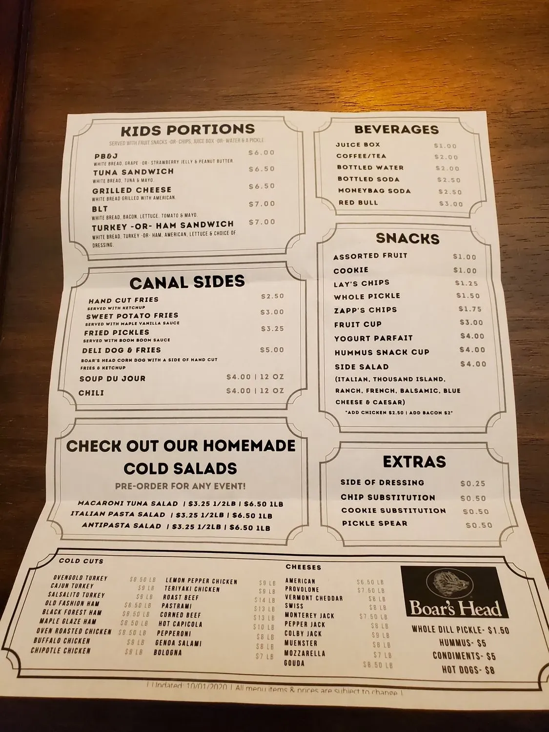 Menu 3